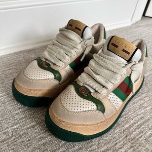Gucci Double Screener (Platform) Distressed Sneaker